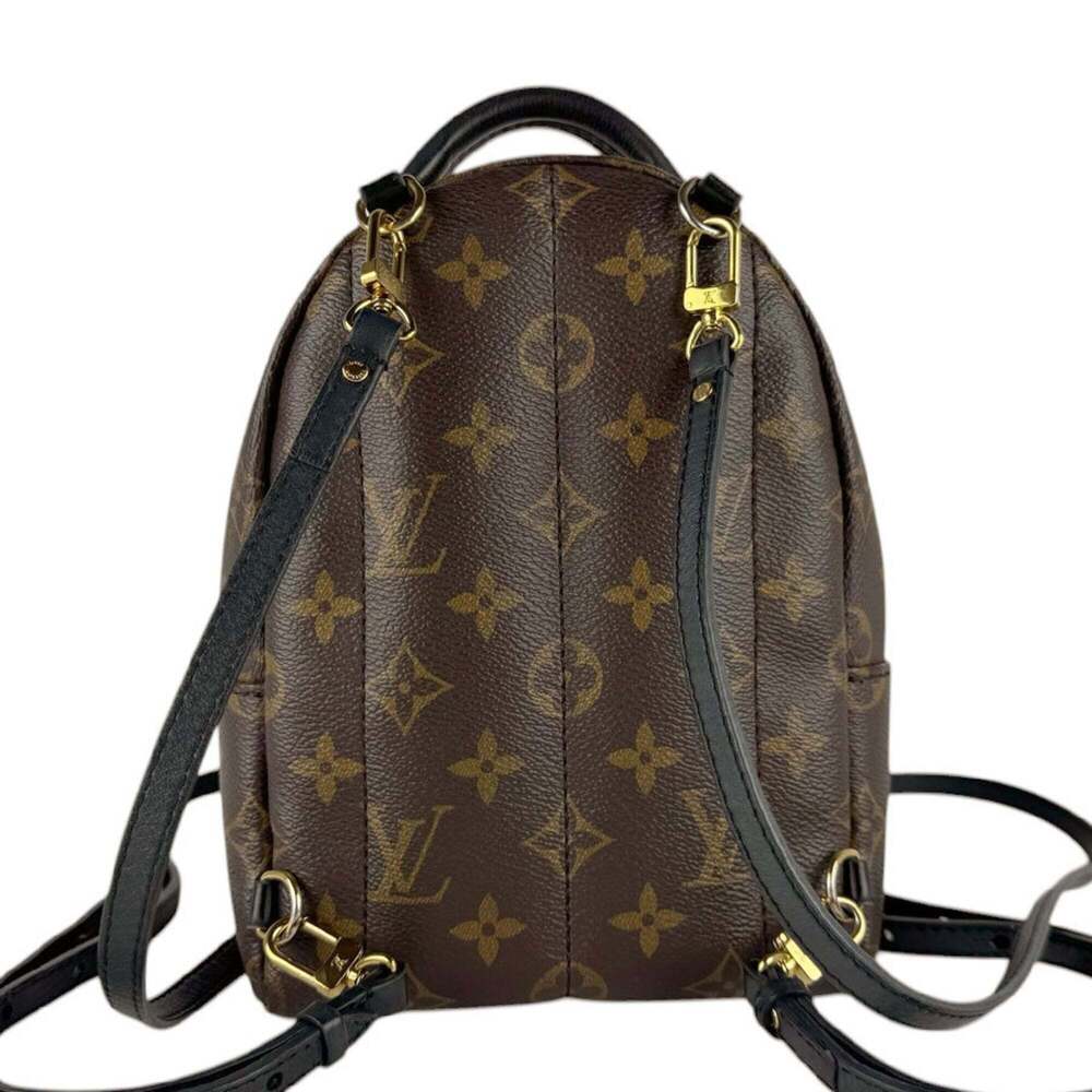 LOUIS VUITTON Brown Monogram Canvas Backpack - Picture 3 of 13